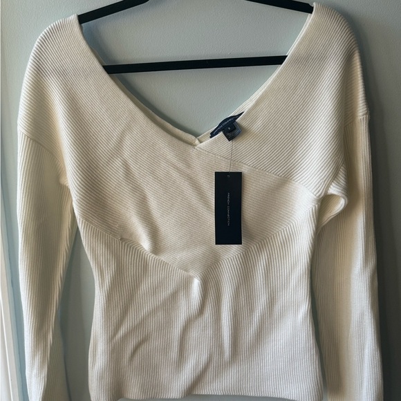 French connection, Lydia Faux  wrap sweater - Picture 2 of 10